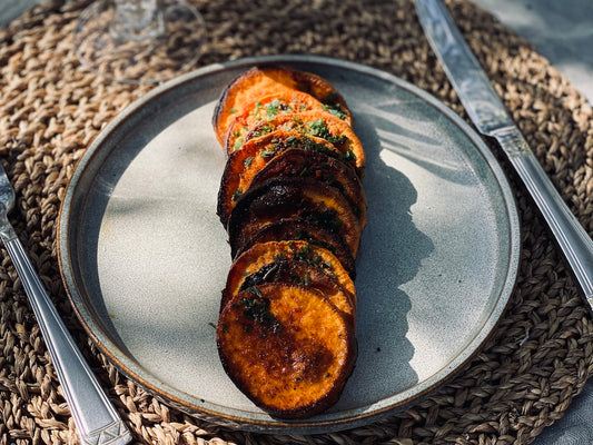 Recette : Patates douces rôties aux épices et à l'huile d'olive