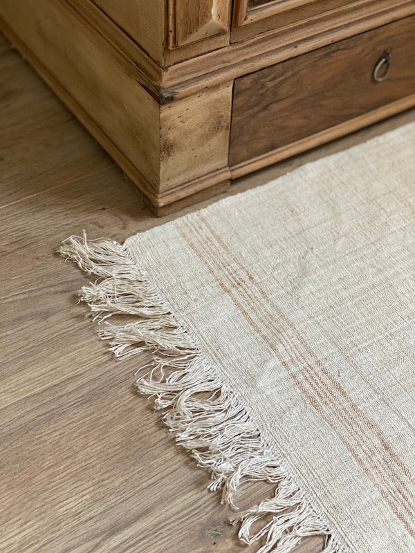 Le tapis en lin