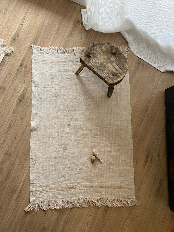Le tapis en lin